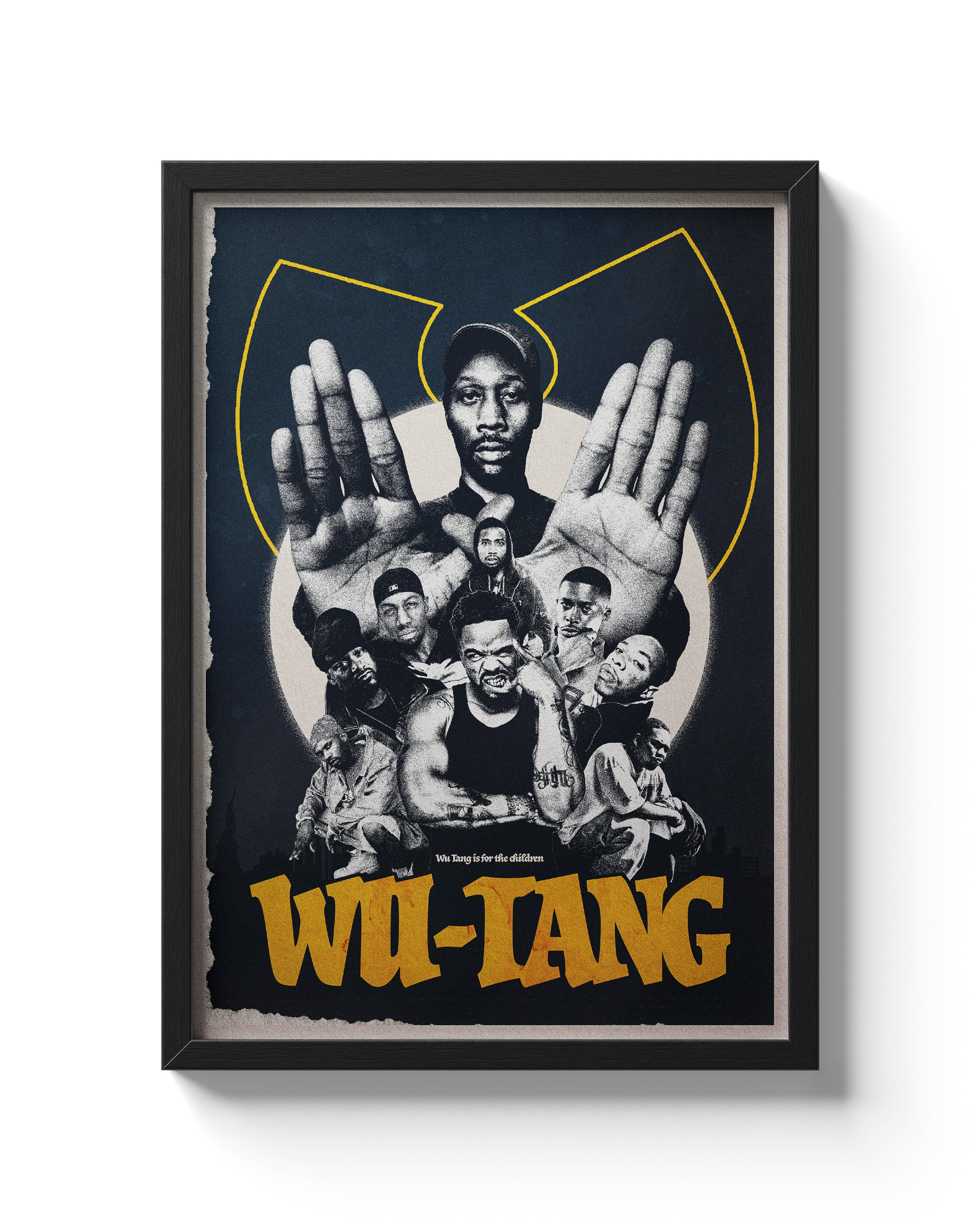 Wu-Tang Clan Poster | Hip Hop Wall Art Print | Vintage Rap Music Decor | Modern Minimalist Wu-Tang Fan Gift
