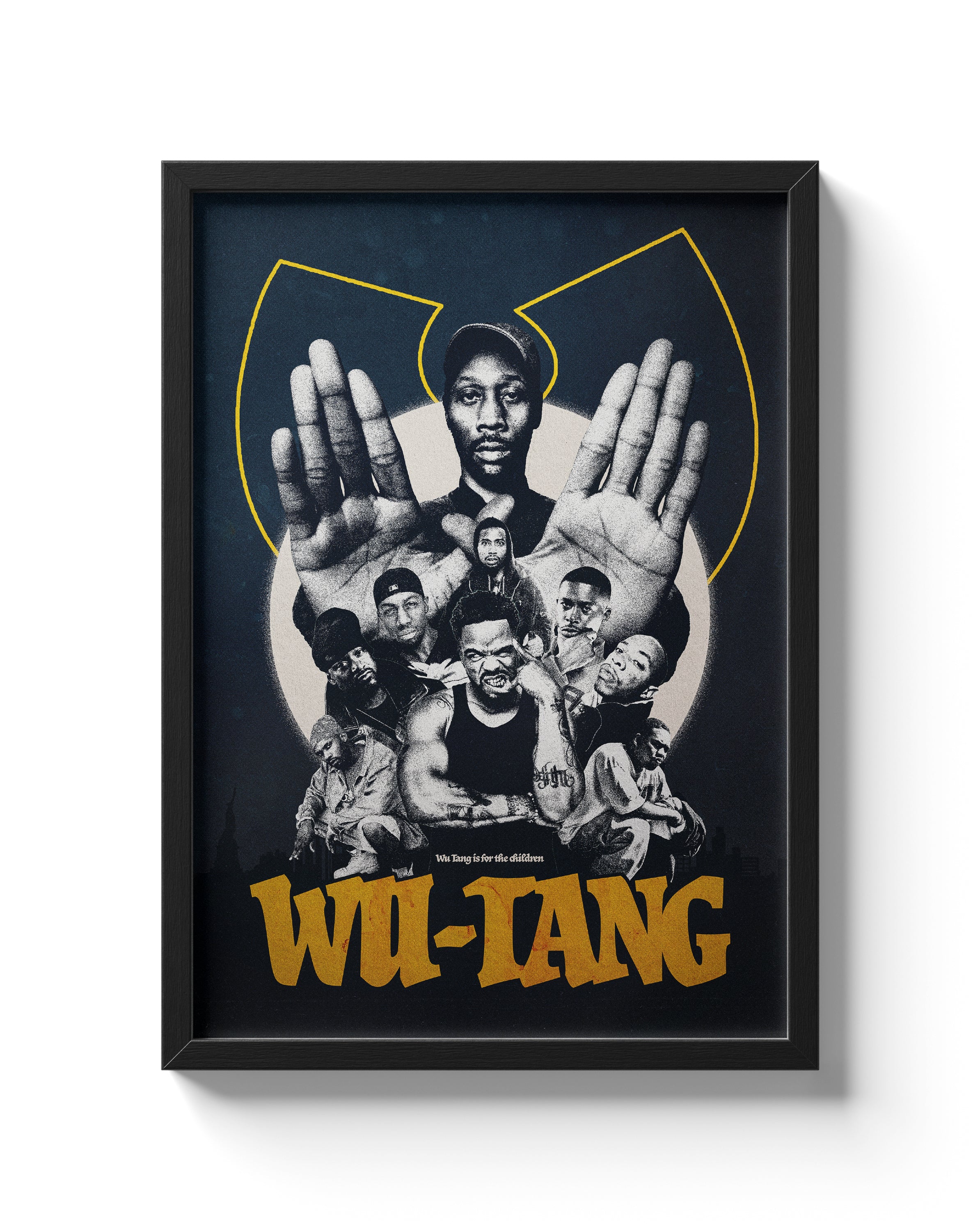 Wu-Tang Clan Poster | Hip Hop Wall Art Print | Vintage Rap Music Decor | Modern Minimalist Wu-Tang Fan Gift