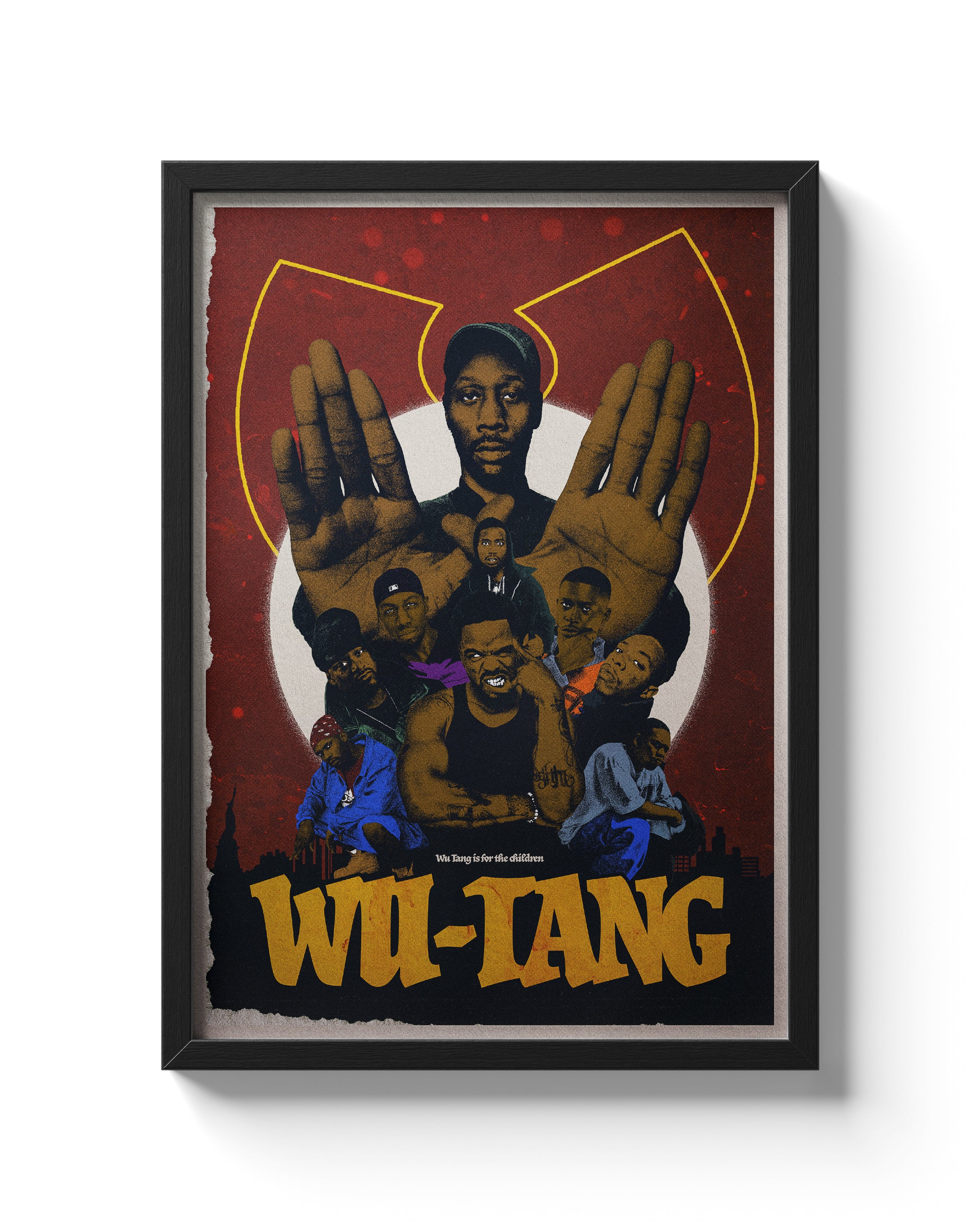 Wu-Tang Clan Poster | Hip Hop Wall Art Print | Vintage Rap Music Decor | Modern Minimalist Wu-Tang Fan Gift