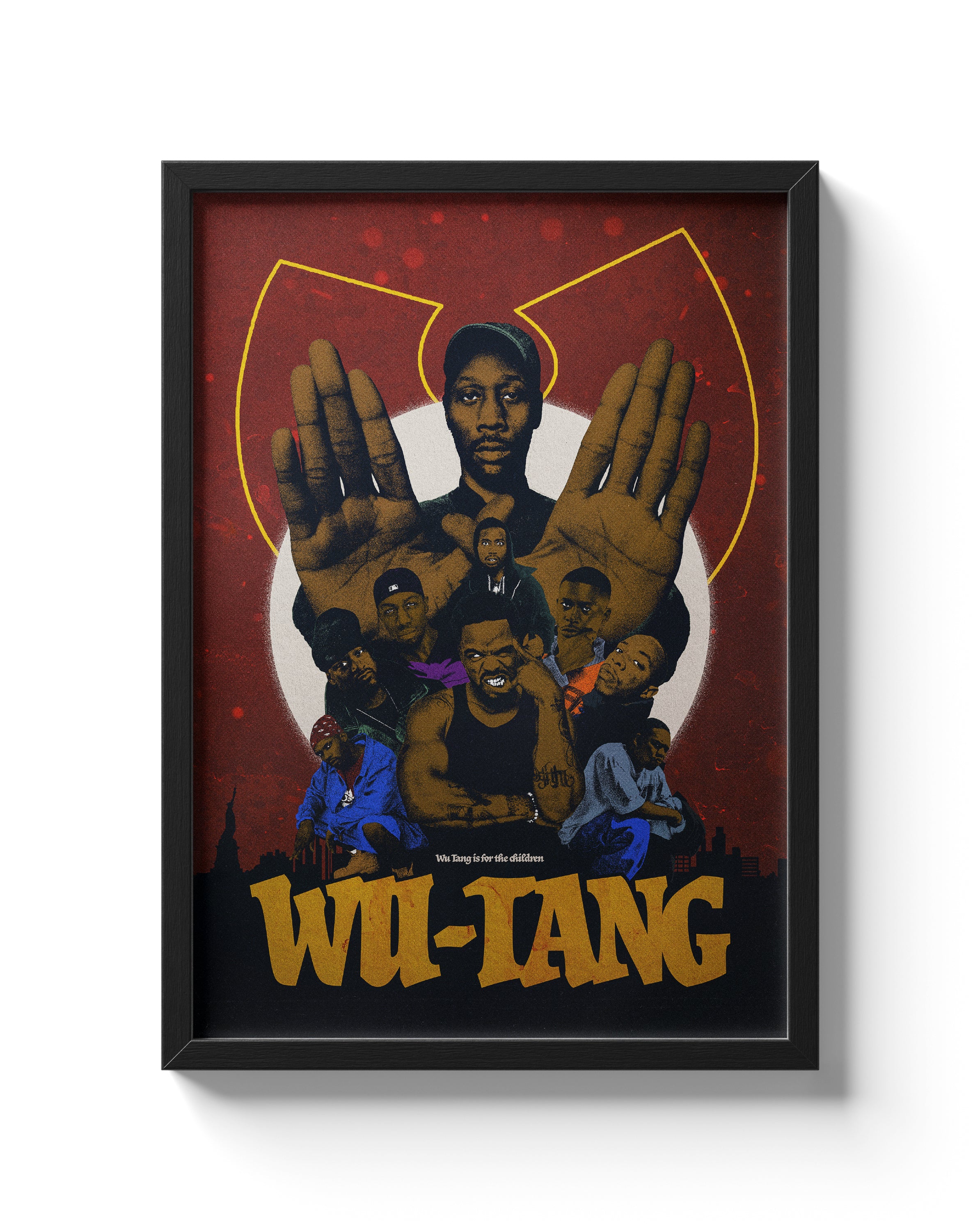 Wu-Tang Clan Poster | Hip Hop Wall Art Print | Vintage Rap Music Decor | Modern Minimalist Wu-Tang Fan Gift