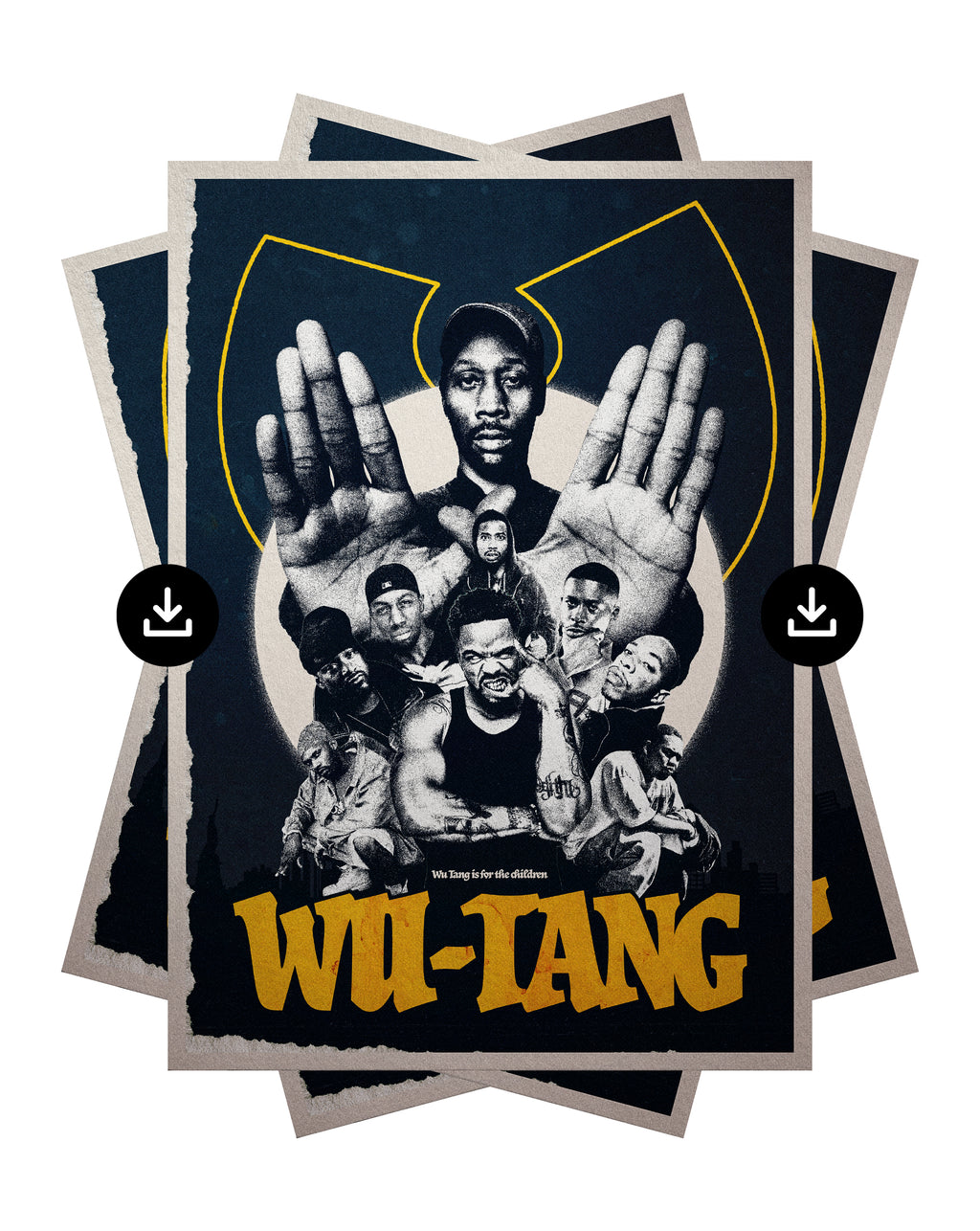 [Digital Download] Wu-Tang Clan Legacy Music Poster Print – Hip Hop Wall Art