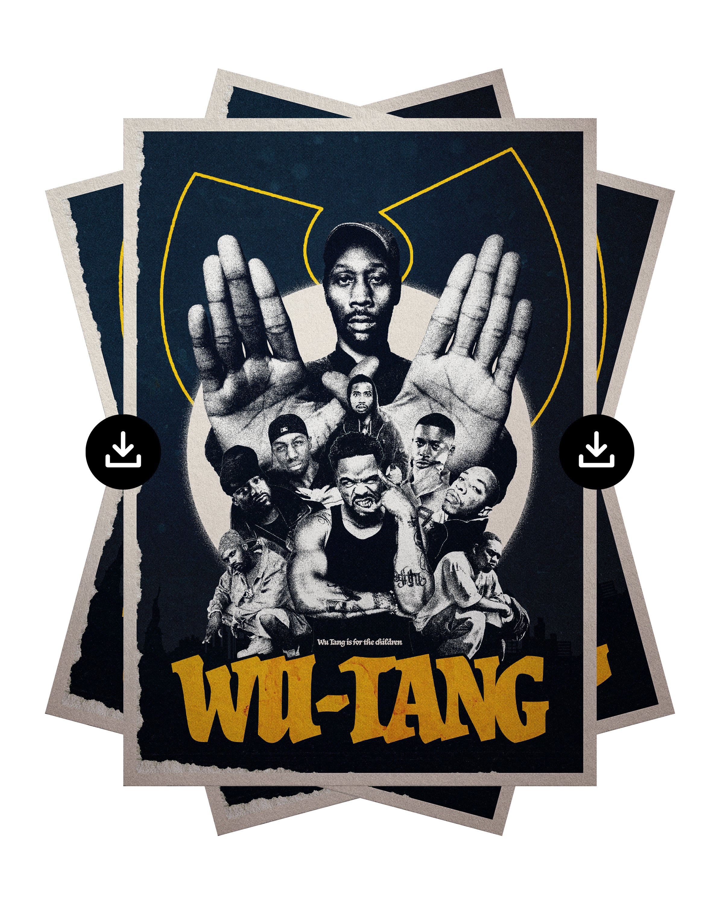 [Digital Download] Wu-Tang Clan Legacy Music Poster Print – Hip Hop Wall Art