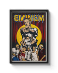 Eminem Poster The Slim Shady Show Legacy Hip Hop Collage Art Print