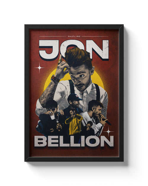 Jon Bellion Legacy Poster Beautiful Mind Pop & Hip Hop Alternative Music Art Print