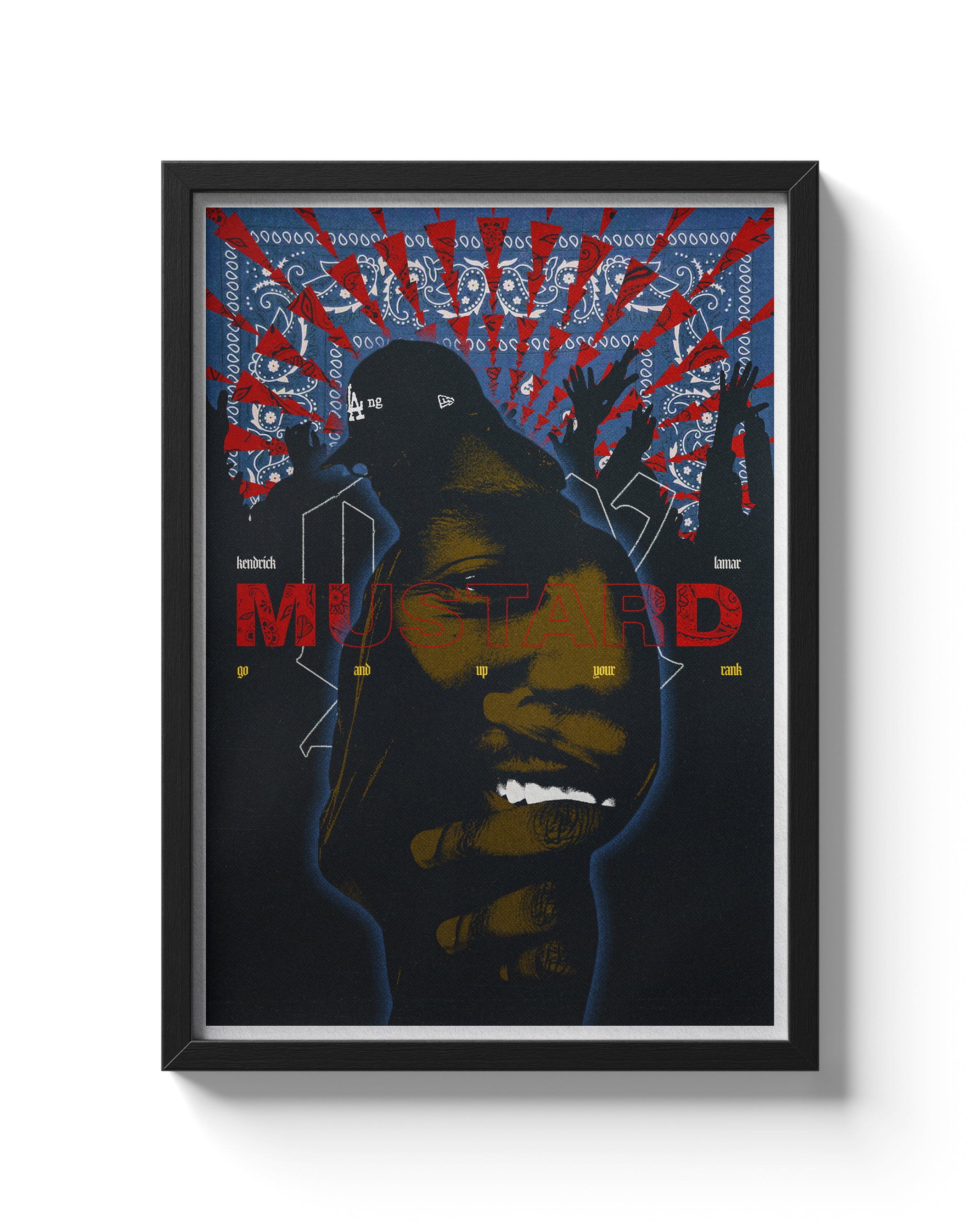 Kendrick Lamar Poster West Coast Rap & Hip Hop GNX Alternative Art Print