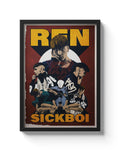Ren Sick Boi Music Poster UK Rap & Hip Hop Alternative Album Artwork Print