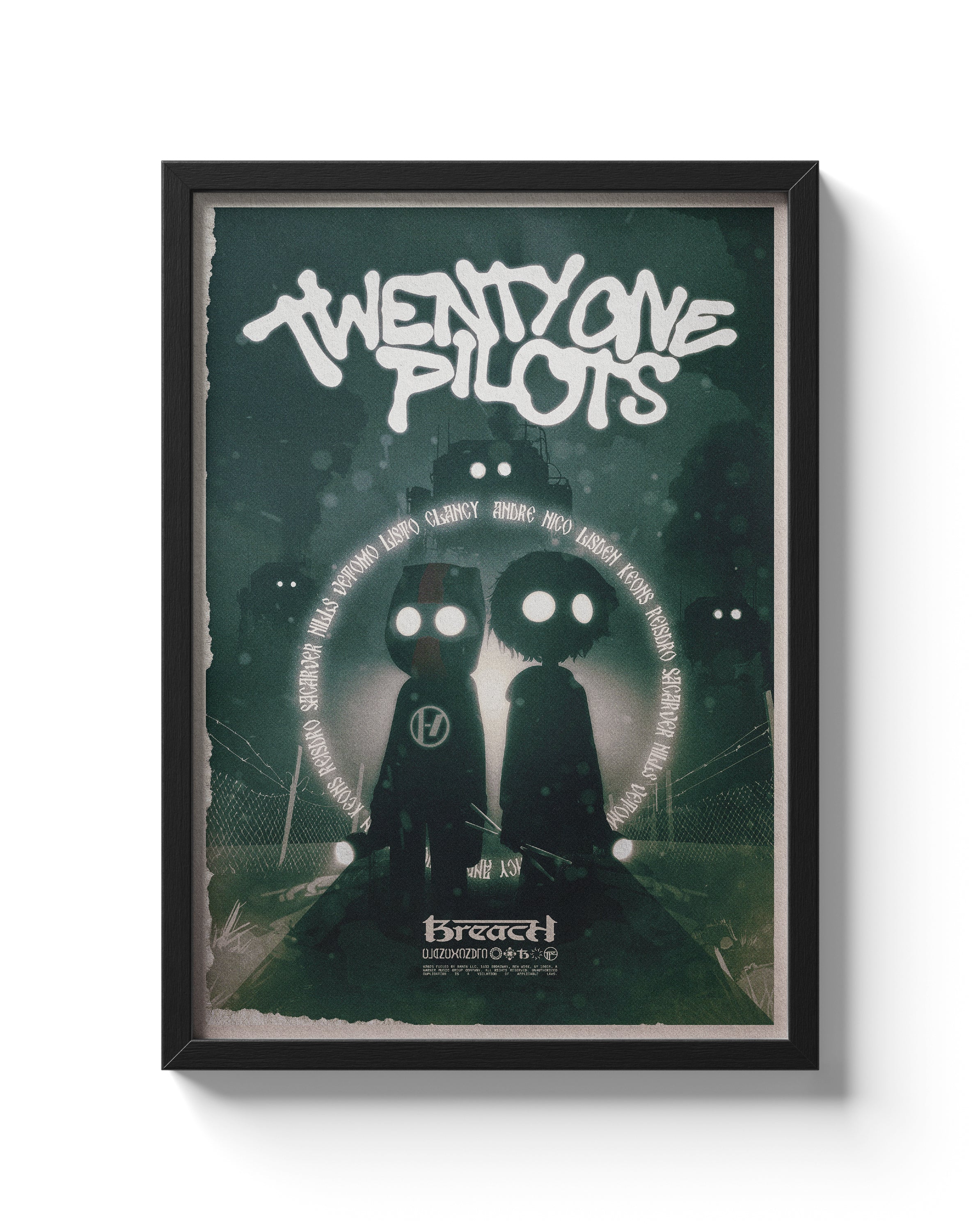Twenty One Pilots Poster Clancy Lore Alternative Music Print